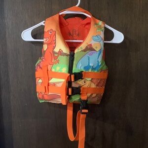Full Throttle Dinosaur Water Buddies Child Life Vest 30-50#
